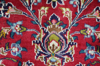 Traditional Vintage Medallion Red Handmade Oriental Rug 290 X 372 cm homelooks.com 8