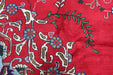 Elegant Traditional Vintage Handmade Red Medallion Rug 298 X 377 cm homelooks.com 8