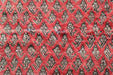 Traditional Red Antique Geometric Handmade Wool Runner 106cm x 325cm design details homelooks.com