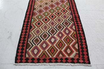 Beautiful Geometric Traditional Handmade Rug 110 X 282 cm homelooks.com 2