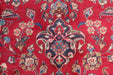 Traditional Vintage Red Medallion Wool Handmade Oriental Rug 202 X 300 cm www.homelooks.com 7