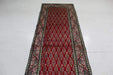 Lovely Traditional Vintage Botemir Design Handmade Wool Runner 93cm x 325cm top view www.homelooks.com