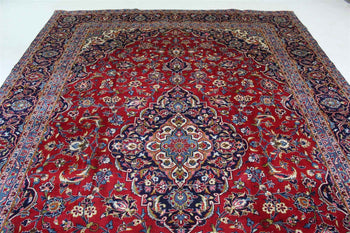 Traditional Red Vintage Oriental Handmade Wool Rug 280 X 406 cm www.homelooks.com 3