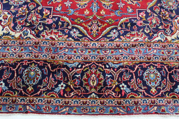Traditional Red Vintage Oriental Handmade Wool Rug 280 X 406 cm www.homelooks.com 9