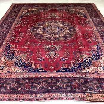 Traditional Antique Area Carpets Wool Handmade Oriental Rugs 297 X 378 cm www.homelooks.com 