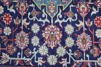 Stunning Traditional Antique Navy Blue Handmade Oriental Wool Rug 297 X 405 cm homelooks.com 8