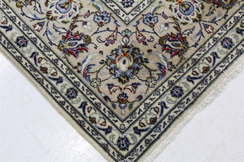 Large Traditional Antique Olive Handmade Oriental Wool Rug 202 X 301 cm corner view www.homelooks.com