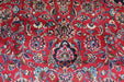 Large Traditional Vintage Red Handmade Oriental Wool Rug 290cm x 360cm floral patterns www.homelooks.com