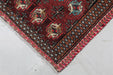 Traditional Vintage Terracotta & Red Geometric Handmade Rug 97 X 203 cm www.homelooks.com 7