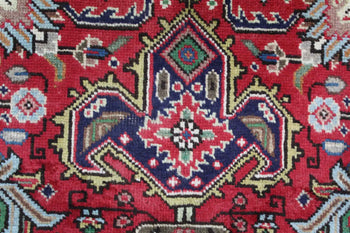 Traditional Vintage Handmade Red Wool Oriental Rug 294 X 387 cm www.homelooks.com 7