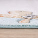 Funny Kids Little Train Cream Gold Rug texture details www.homelooks.com