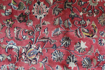 Traditional Antique Large Red Medallion Handmade Wool Rug 263 X 360 cm www.homelooks.com 6