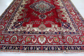 Traditional Antique Large Area Carpets Handmade Wool Rug 270 X 383 cm www.homelooks.com 2