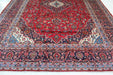 Large Traditional Vintage Medallion Red Wool Handmade Rug 295 X 400 cm bottom view www.homelooks.com