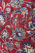Lovely Traditional Antique Red Medallion Handmade Oriental Rug 263 X 365 cm floral pattern close-up www.homelooks.com