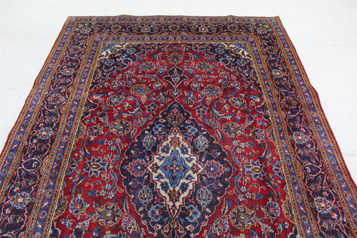 Traditional Antique Medium Area Carpets Wool Handmade Oriental Rug 189 X 305 cm bottom view homelooks.com