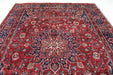 Large Traditional Red Antique Wool Handmade Oriental Rug 288 X 395 cm top view www.homelooks.com