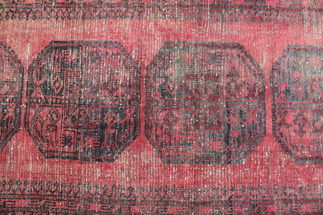 Deep Red Antique Medallion Handmade Wool Rug Homelooks