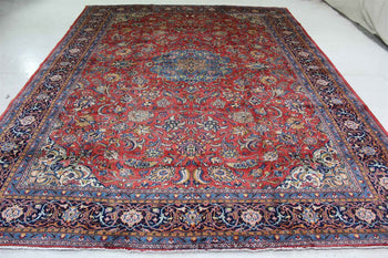 Traditional Antique Area Carpets Wool Handmade Oriental Rugs 294 X 390 cm www.homelooks.com