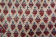 Traditional Vintage Geometric Handmade Red & Cream Wool Rug 208cm x 310cm geometric pattern homelooks.com