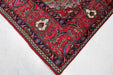 Lovely Traditional Red Vintage Large Handmade Oriental Wool Rug 296cm x 392cm corner view www.homelooks.com