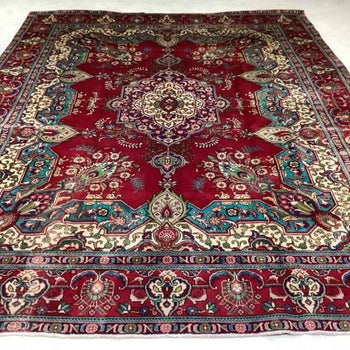 Traditional Antique Area Carpets Wool Handmade Oriental Rugs 293 X 361 cm www.homelooks.com