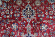 Traditional Vintage Large Red Wool Handmade Oriental Rug 290 X 425 cm www.homelooks.com 7