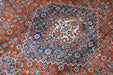 Lovely Traditional Handmade Orange Antique Oriental Wool Rug 140 X 225 cm 4 www.homelooks.com
