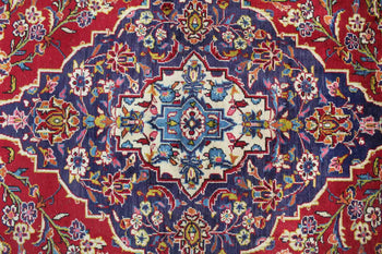 Lovely Traditional Antique Area Carpets Wool Handmade Oriental Rugs 295 X 397 cm medallion design details www.homelooks.com