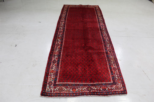 Stunning Traditional Red Wool Handmade Runner 111 X 310 cm homelooks.com