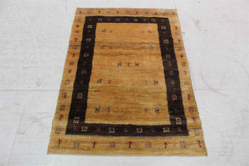 Lovely Traditional Antique Wool Handmade Oriental Rug 100 X 140 cm homelooks.com 