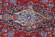classic traditional vintage handmade oriental rug medallion design www.homelooks.com