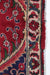 Lovely Large Traditional Red Vintage Handmade Oriental Wool Rug 212cm x 328cm edge design details www.homelooks.com
