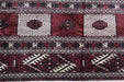 Sleek Brown Geometric Traditional Vintage Handmade Oriental Rug 245 X 390 cm homelooks.com 6