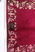 Lovely Pink Traditional Vintage Floral Handmade Wool Hallway Runner 60cm x 470cm edge design details www.homelooks.com