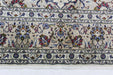 Large Traditional Antique Olive Handmade Oriental Wool Rug 202 X 301 cm edge design details www.homelooks.com