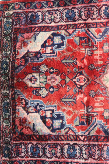 Classic Traditional Vintage Red Multi Medallion  Runner www.homelooks.com