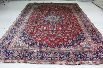 Traditional Antique Vintage Handmade Area Carpet Woollen Rug 267 X 385 cm homelooks.com 