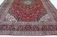 Classic Antique Red Medallion Handmade Oriental Wool Rug 307 X 405 cm bottom view www.homelooks.com