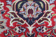 Vintage woolen area carpet with intricate floral patterns homelooks.com