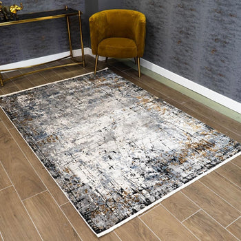 Kalipso Abstract Design Rug (V3) in living room www.homelooks.com