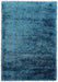 Lily Shimmer Turquoise Shaggy Rug www.homelooks.com