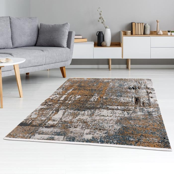 Luxy Abstract Rug (V3) in living room www.homelooks.com 