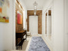 Luxy Abstract Rug in hallway www.homelooks.com 