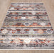 Sienna Moroccan Silver Ivory Rug wooden floor homelooks.com