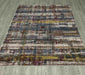 Miami Abstract Design Rug (V5) on wooden floor www.homelooks.com