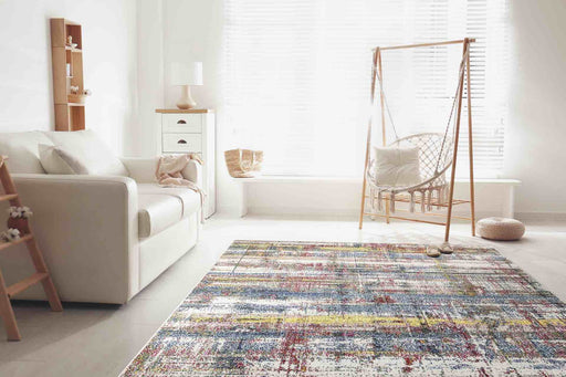 Miami Abstract Design Rug (V5) in living room www.homelooks.com
