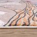Funny Cute Owls Sand Cream Kids Rug texture details www.homelooks.com