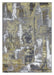 Ritz Abstract Modern Rug Gold & Grey (V1) www.homelooks.com