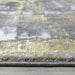 Ritz Abstract Modern Rug Gold & Grey (V1) pile height www.homelooks.com